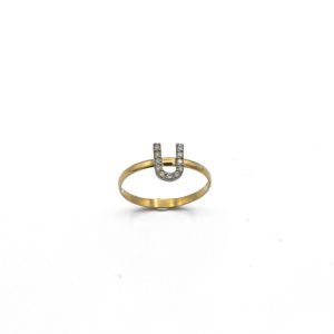 «LETTRE» anillo 18K Diamantes Handmade