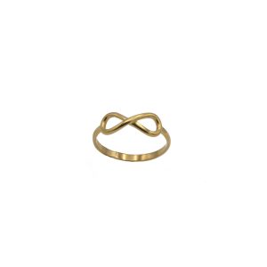 «TOUJOURS» anillo Oro 18K infinito Handmade