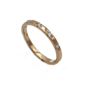 «LARA» anillo con diamantes Handmade