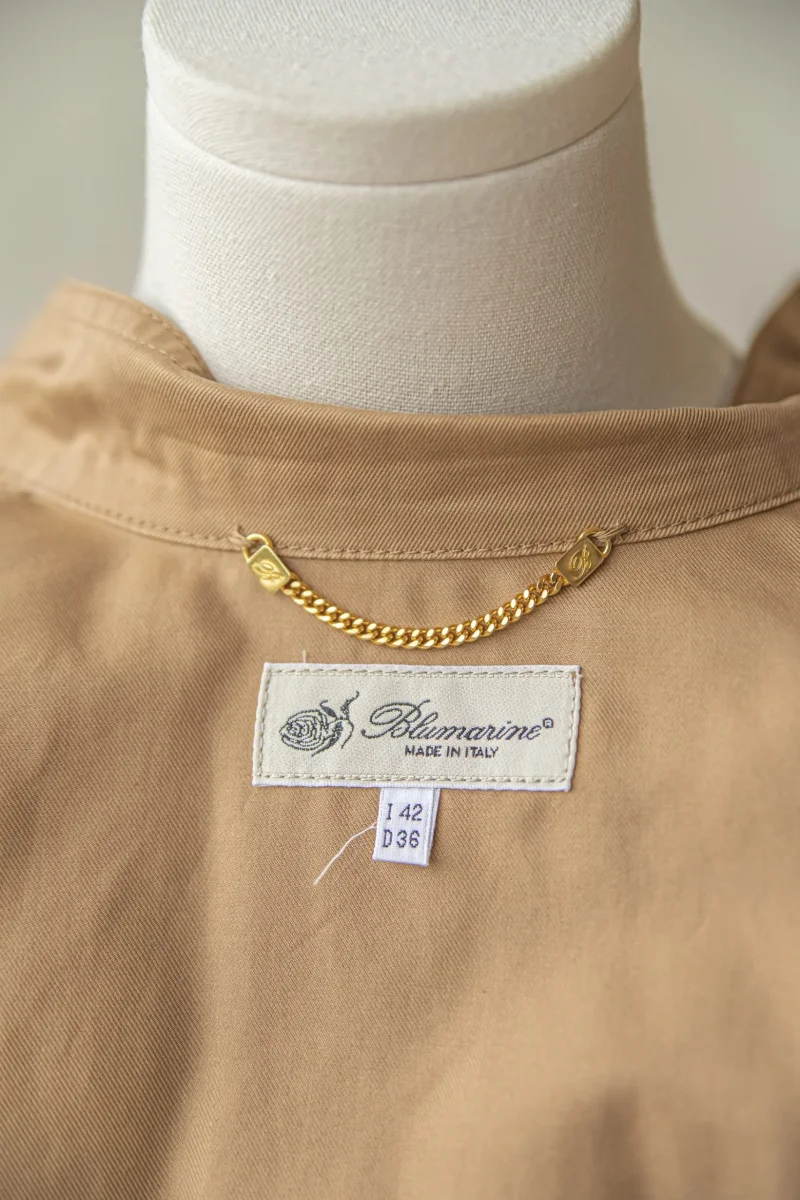 Blumarine cazadora color camel con lentejuelas Talla IT42 (M) - Imagen 7