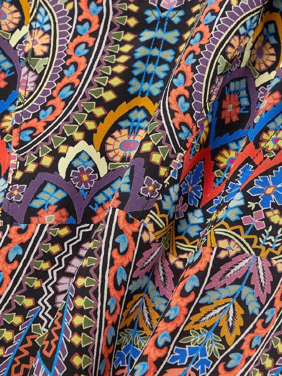 Etro Milano vestido largo estampado Talla IT42 (S-M) Nuevo - Imagen 9
