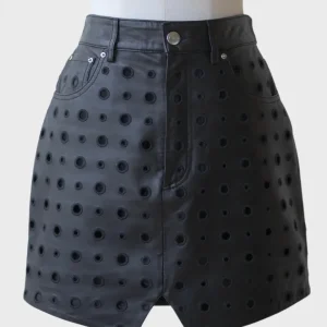 Iro Paris mini falda de cuero Talla 36 (S)