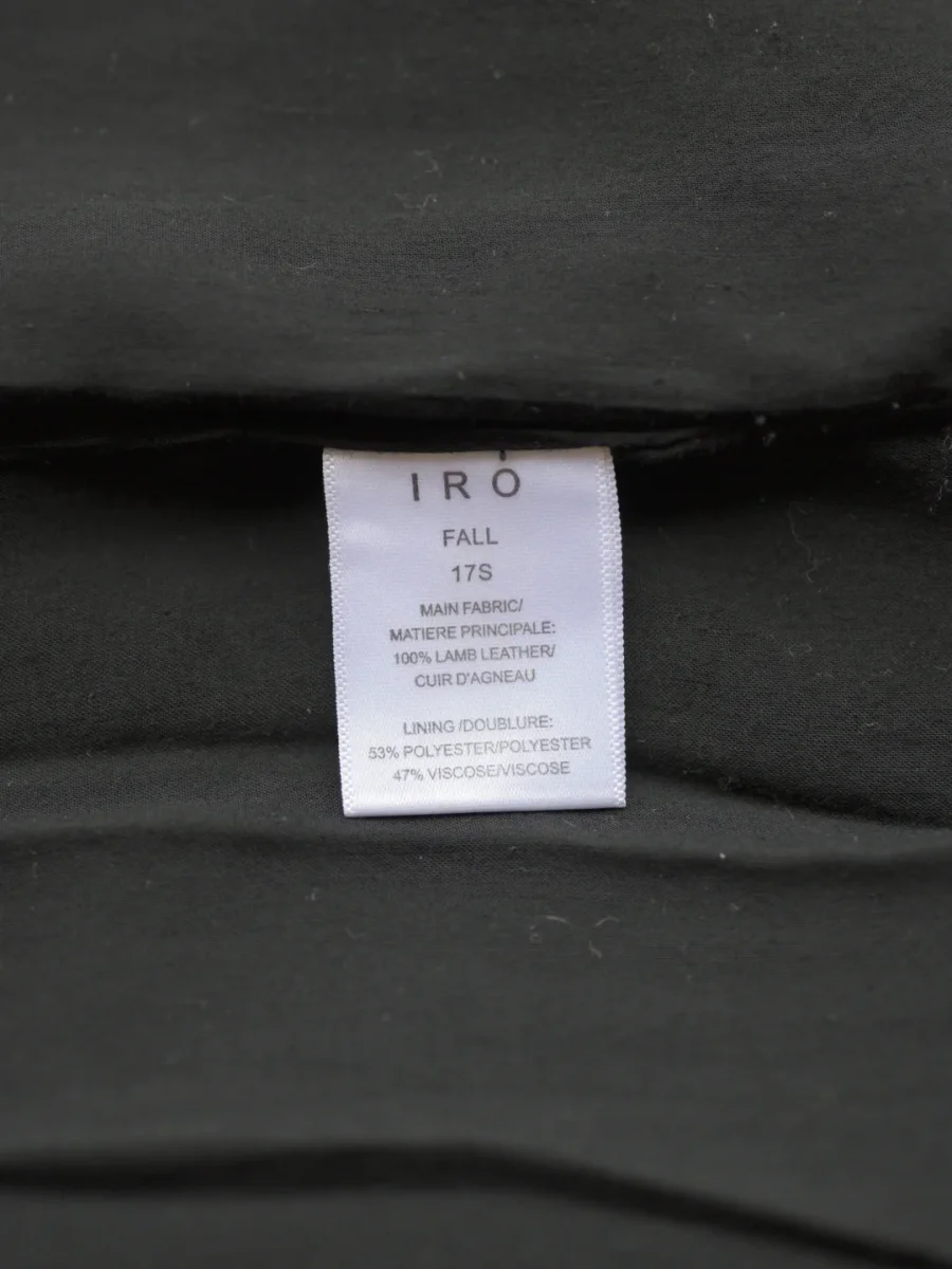 Iro Paris mini falda de cuero Talla 36 (S) - Imagen 7