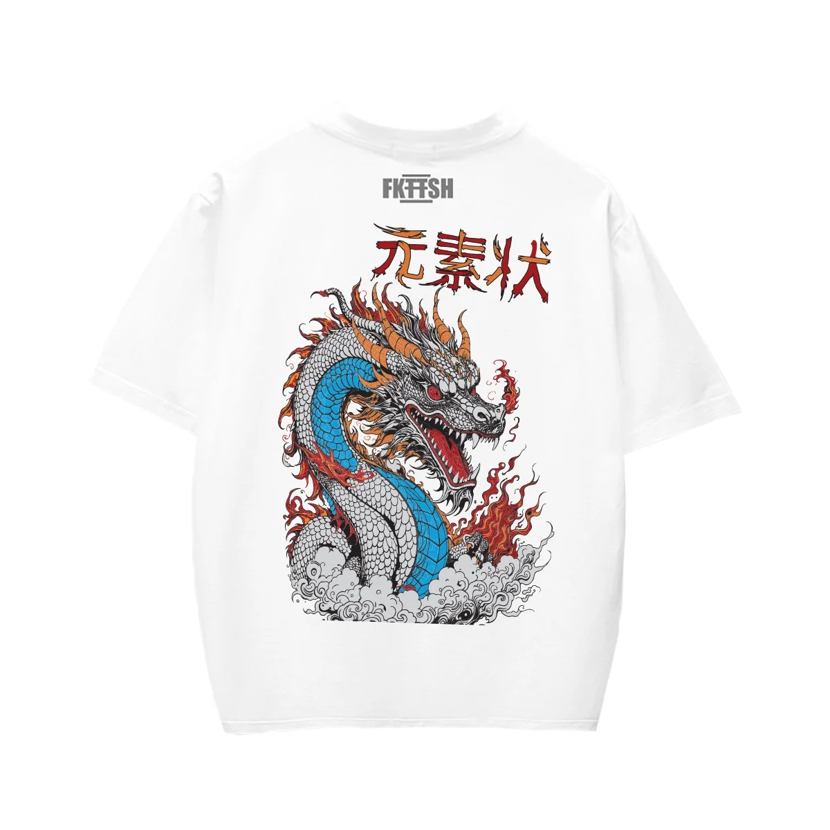 Playera Classic Oversize The Dragón Hydro Elemental - Imagen 7