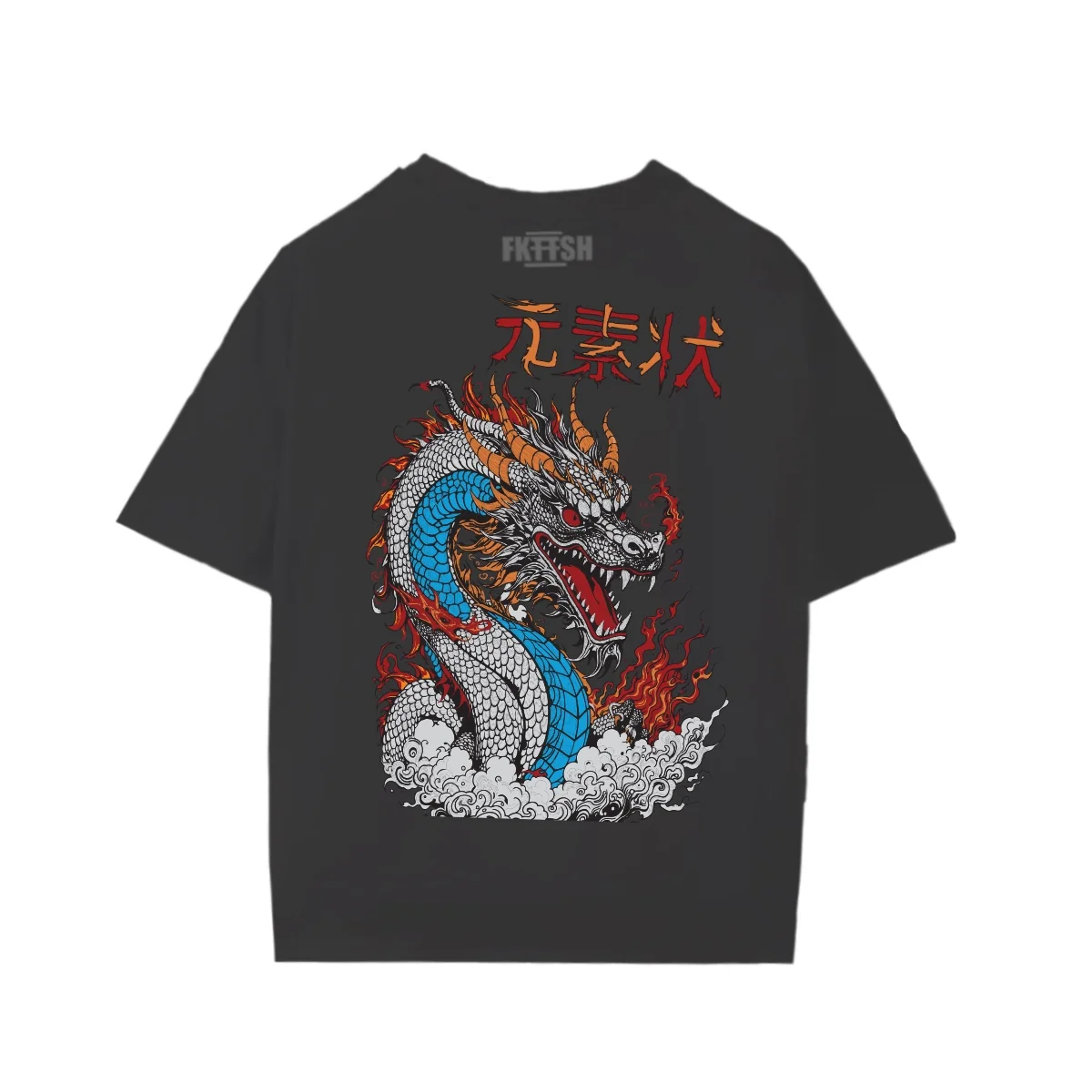 Playera Classic Oversize The Dragón Hydro Elemental - Imagen 5
