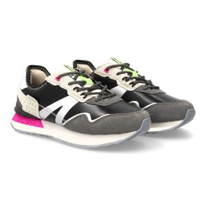 Zapatillas deportivas multicolor negras mujer