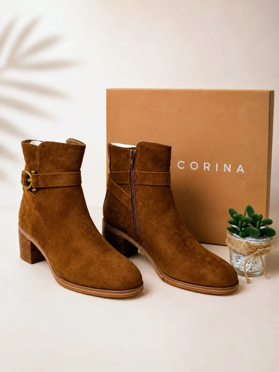 Botín Camel Corina de mujer M6830