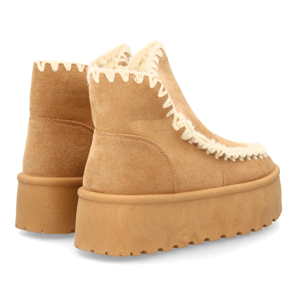 Botín australiano beige suela gruesa - Imagen 6