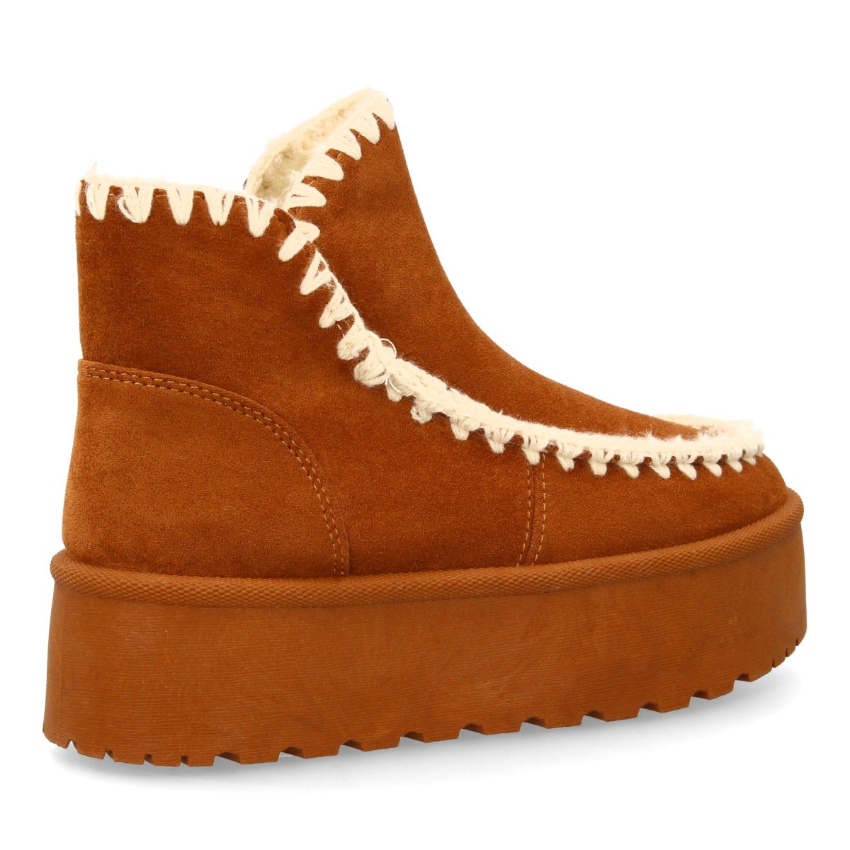 Botines australianos camel con plataforma - Imagen 5