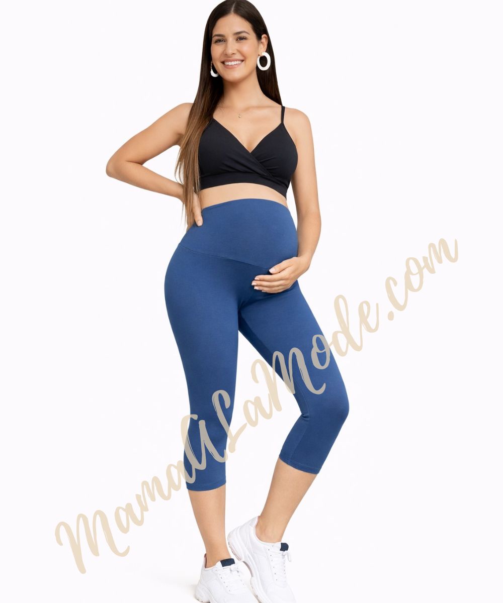 Leggings Materno Corto Tanya Algodón Stresh