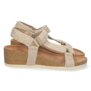 Sandalias cuña anatómicas yute trenzadas