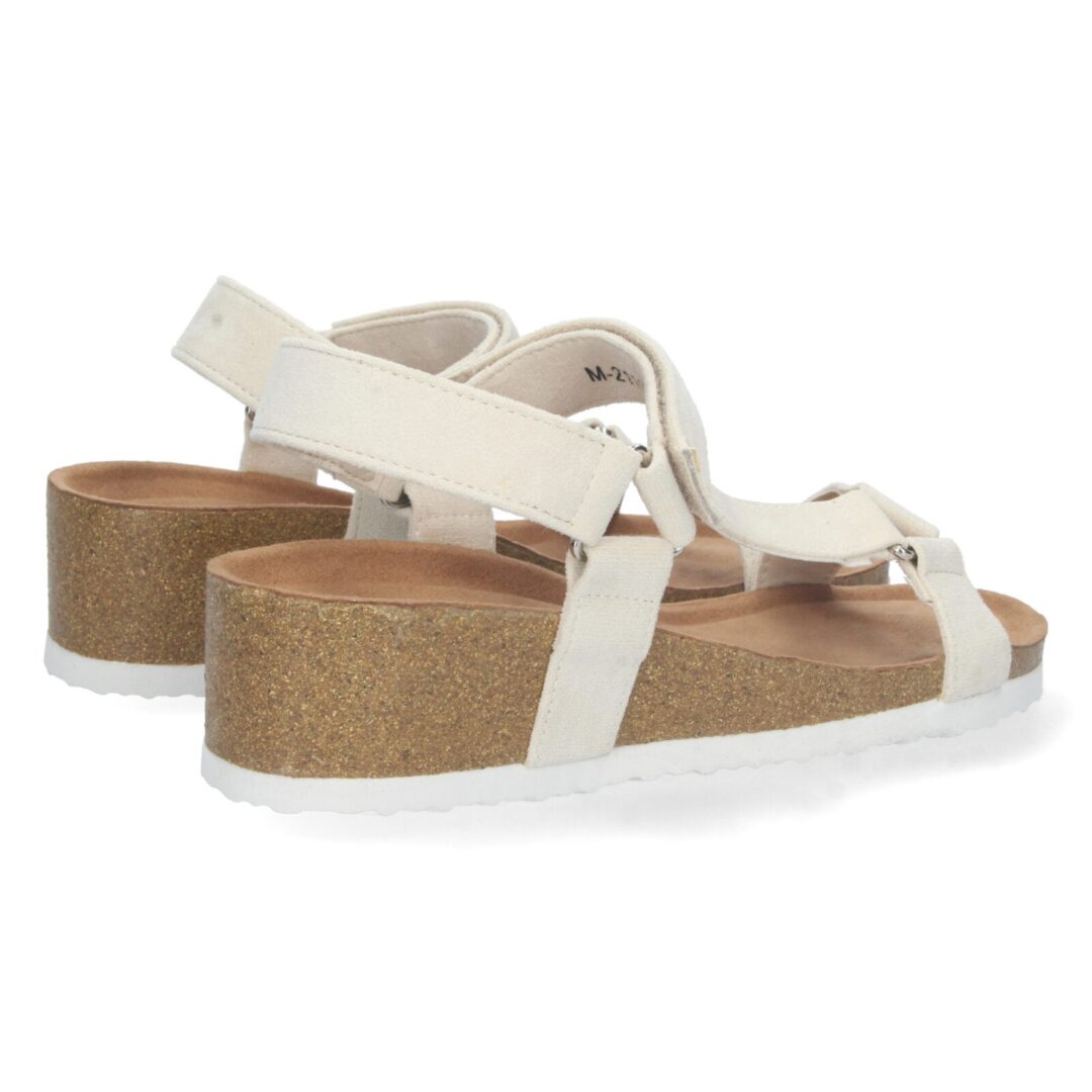Sandalia anatómica velcro beige - Imagen 5