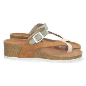 Sandalias marrón diseño cruzado
