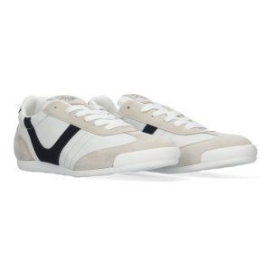 Zapatillas deportivas blancas rayas negras