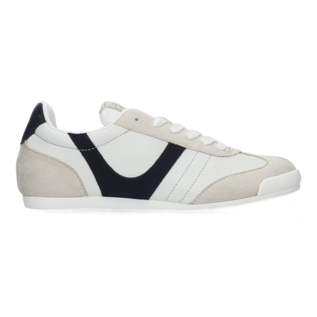 Zapatillas deportivas blancas rayas negras - Imagen 3