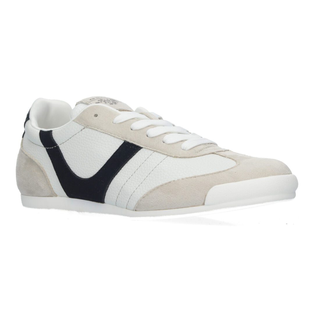 Zapatillas deportivas blancas rayas negras - Imagen 4