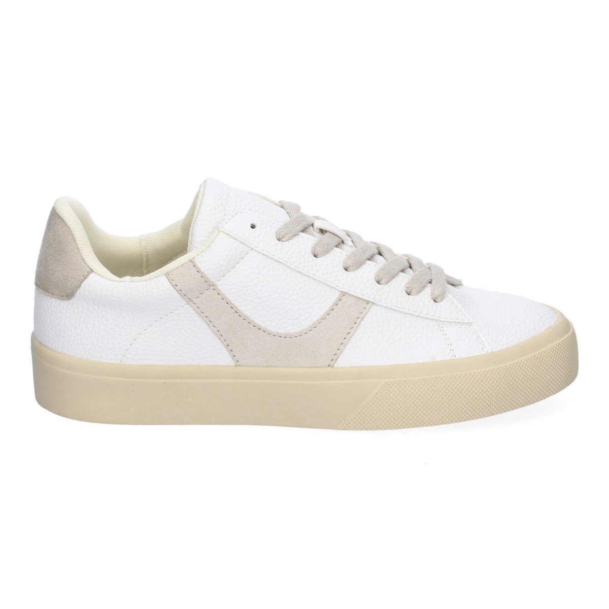 Zapatilla Deportiva Casual Beige Texturizada - Imagen 3