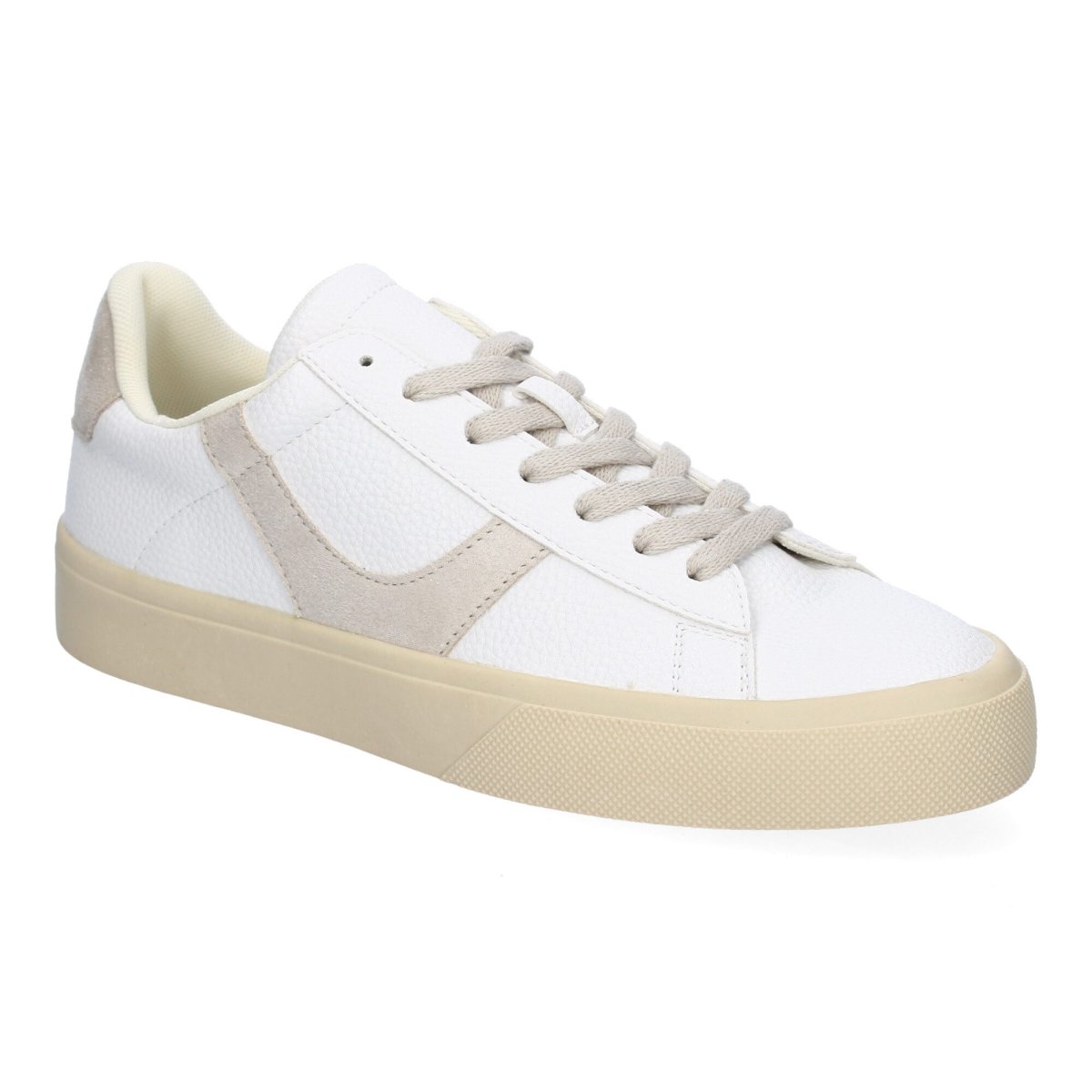 Zapatilla Deportiva Casual Beige Texturizada - Imagen 4