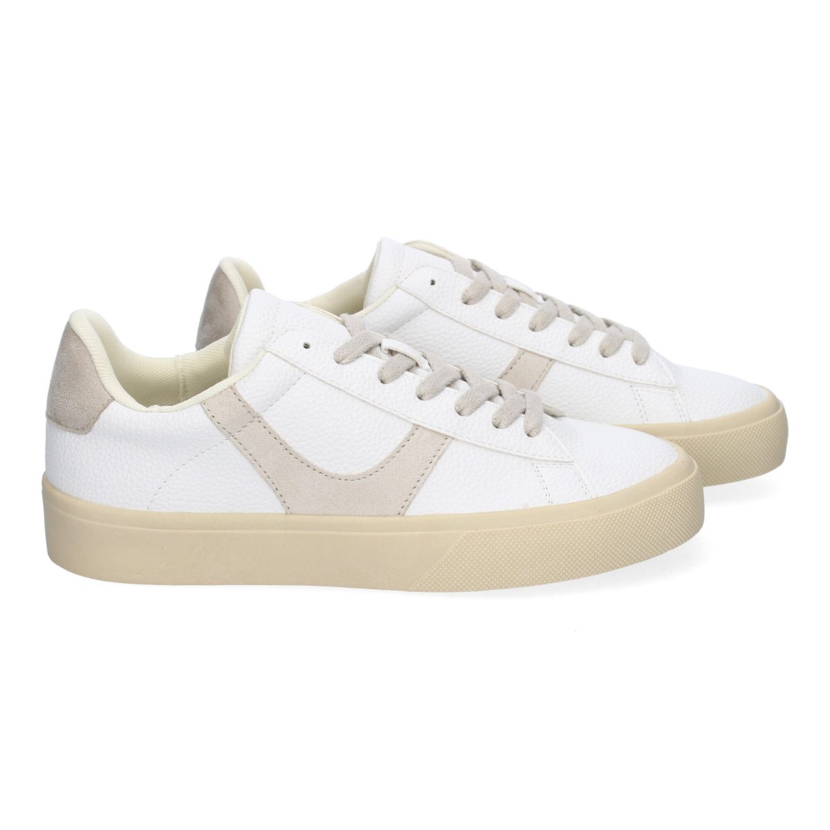 Zapatilla Deportiva Casual Beige Texturizada - Imagen 6