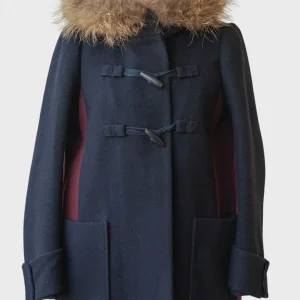 MAJE Paris chaqueta de lana con cuello pelo Talla S