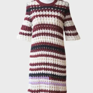 Marni vestido punto crochet rayas Talla IT38 (XS-S) Nuevo
