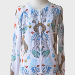 Mary Katrantzou twin set tank top / cardigan Talla S