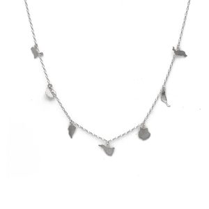 «EL HIERRO» collar Plata islas canarias