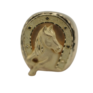 «GASOL» anillo caballo oro 18K