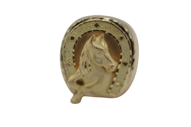 «GASOL» anillo caballo oro 18K - Imagen 2