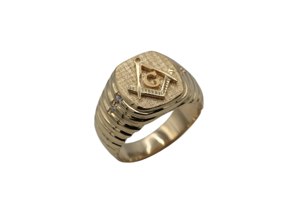 «MASON» anillo oro 18K artesanal - Imagen 2