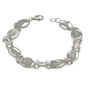 «MENCEY» pulsera plata