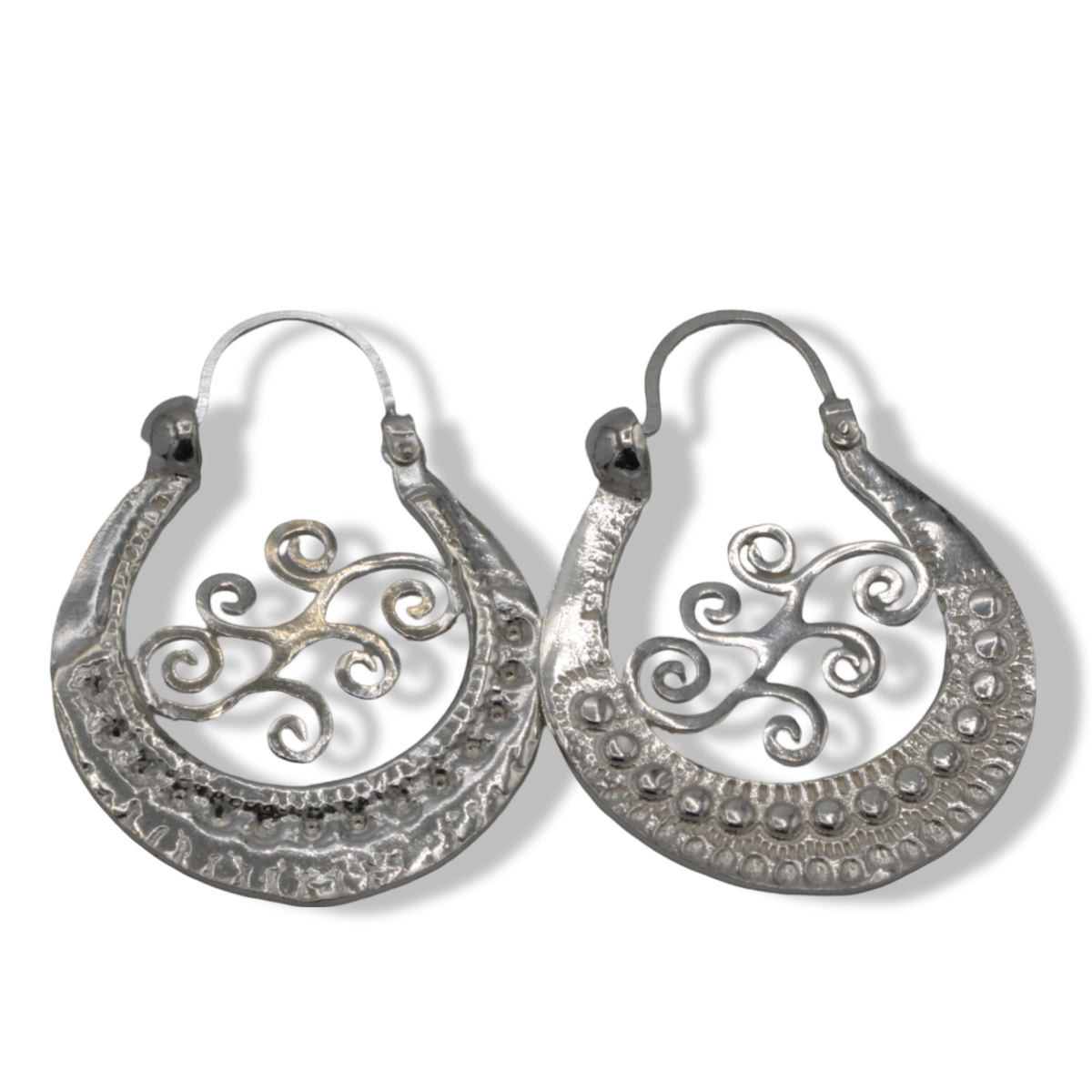 «TANAUSÚ» argollas plata - Imagen 2