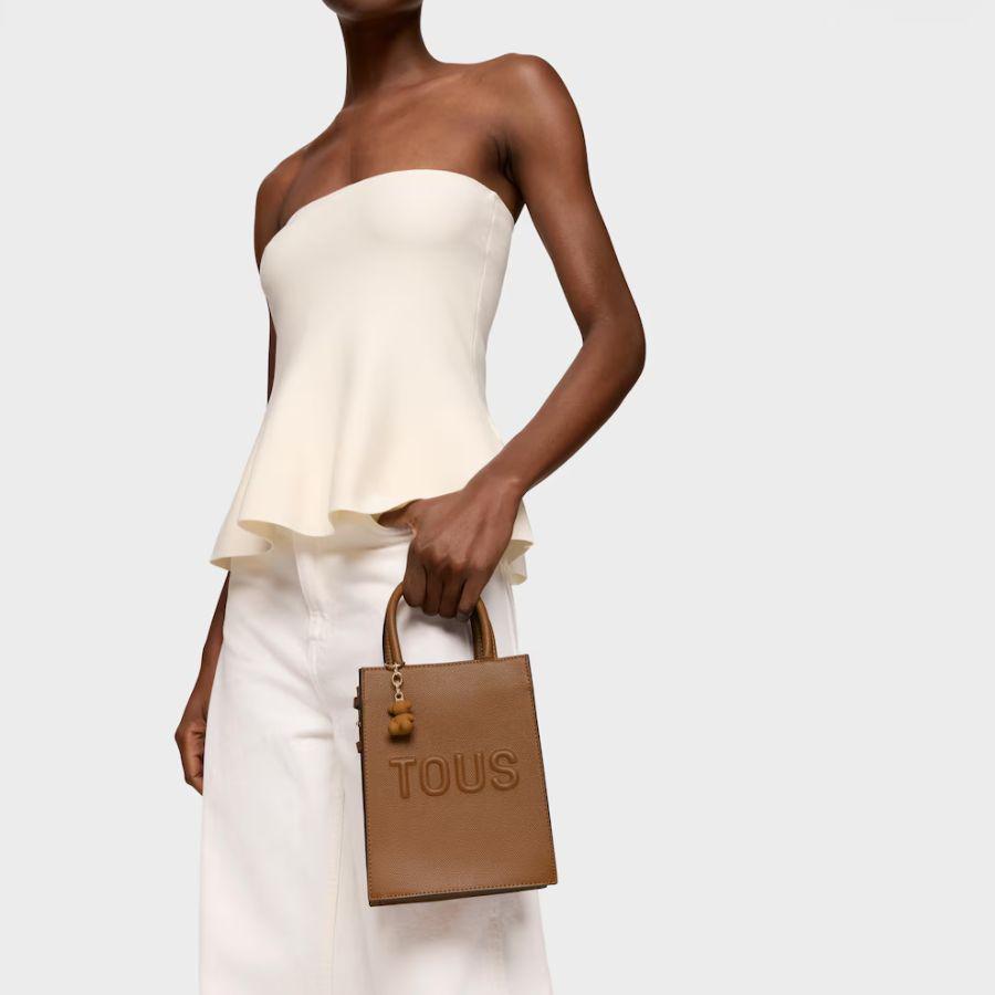 MINI BOLSO TOUS BRENDA CAMEL - Imagen 4