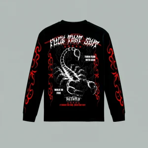 Playera Manga Larga Alacran Fear