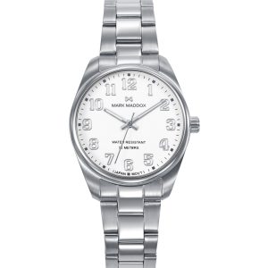 Reloj caja de acero 5 Atm,brazalete de acero,movimiento cuarzo