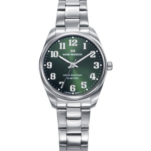 Reloj caja de acero 5 Atm,brazalete de acero,movimiento cuarzo
