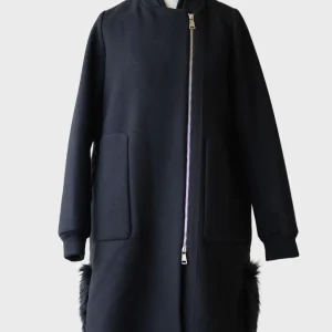 N°21 abrigo negro acolchado Talla IT38 (S)
