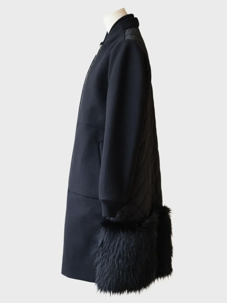 N°21 abrigo negro acolchado Talla IT38 (S) - Imagen 4