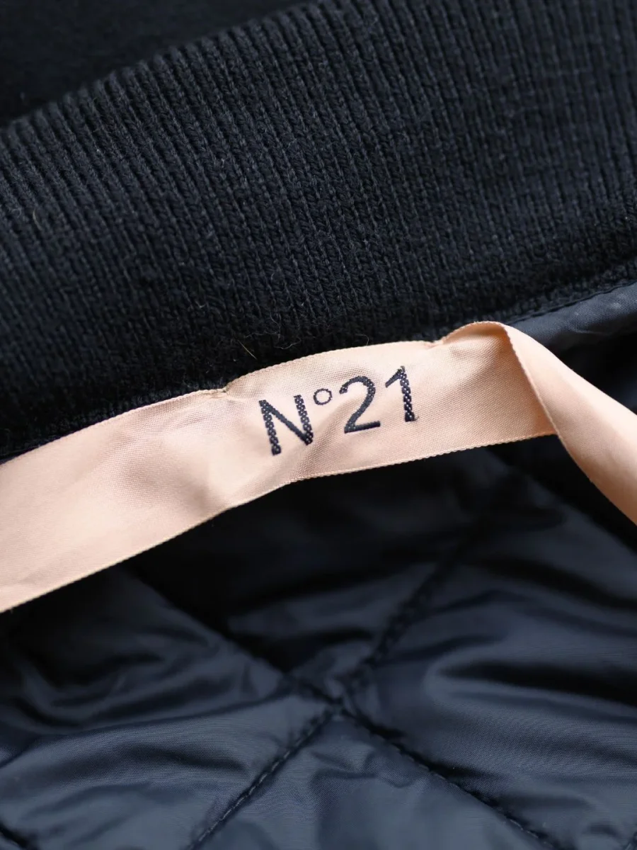 N°21 abrigo negro acolchado Talla IT38 (S) - Imagen 7