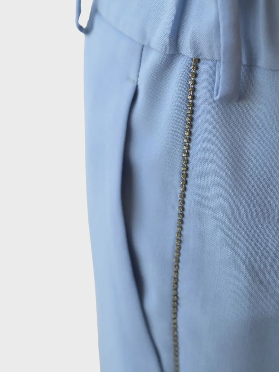 N°21 pantalón lana azul cielo Talla IT40 (S) Nuevo - Imagen 4