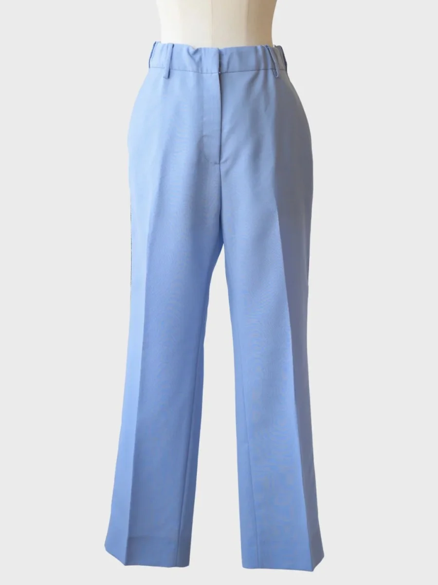 N°21 pantalón lana azul cielo Talla IT40 (S) Nuevo - Imagen 2