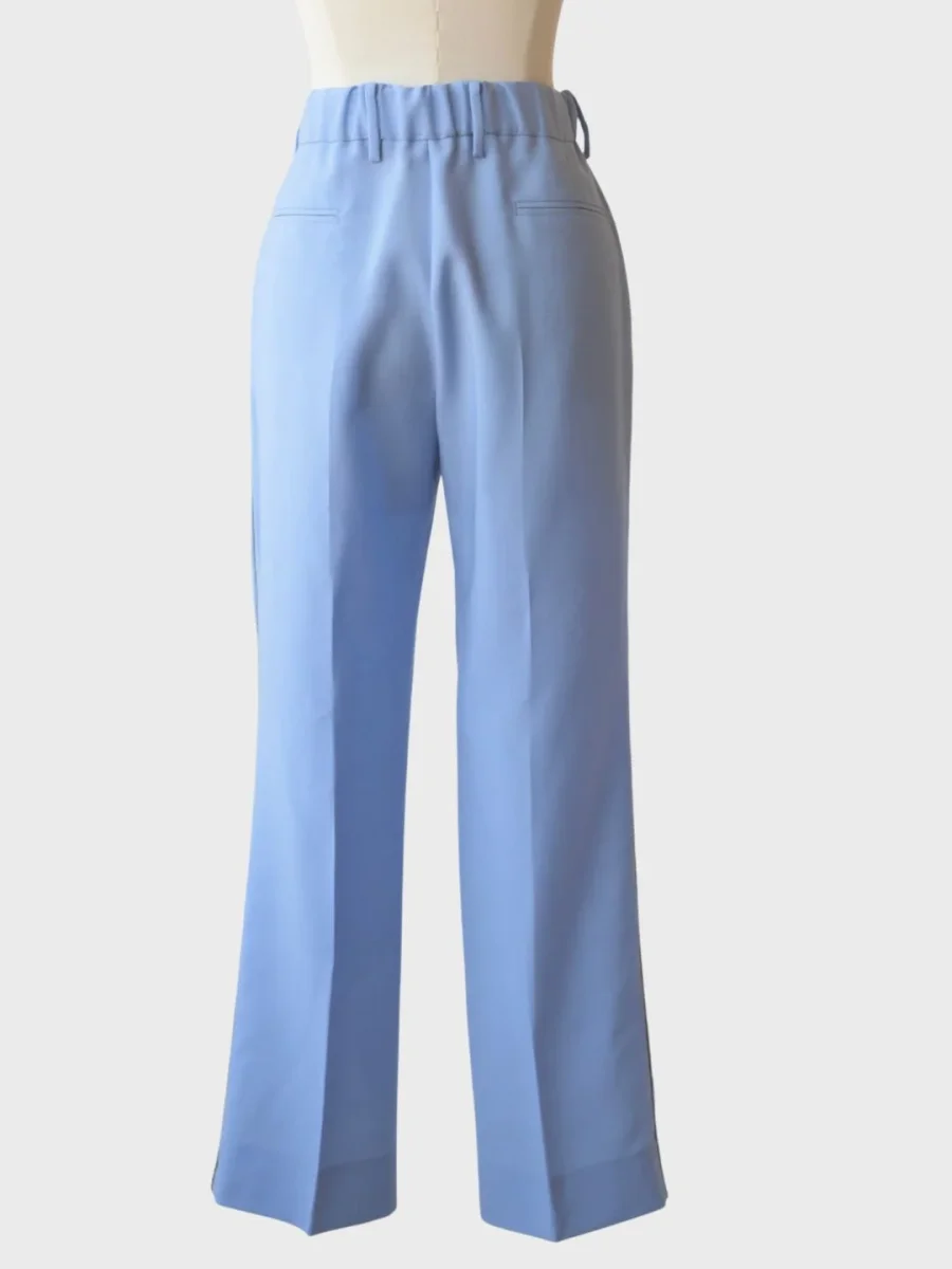 N°21 pantalón lana azul cielo Talla IT40 (S) Nuevo - Imagen 3