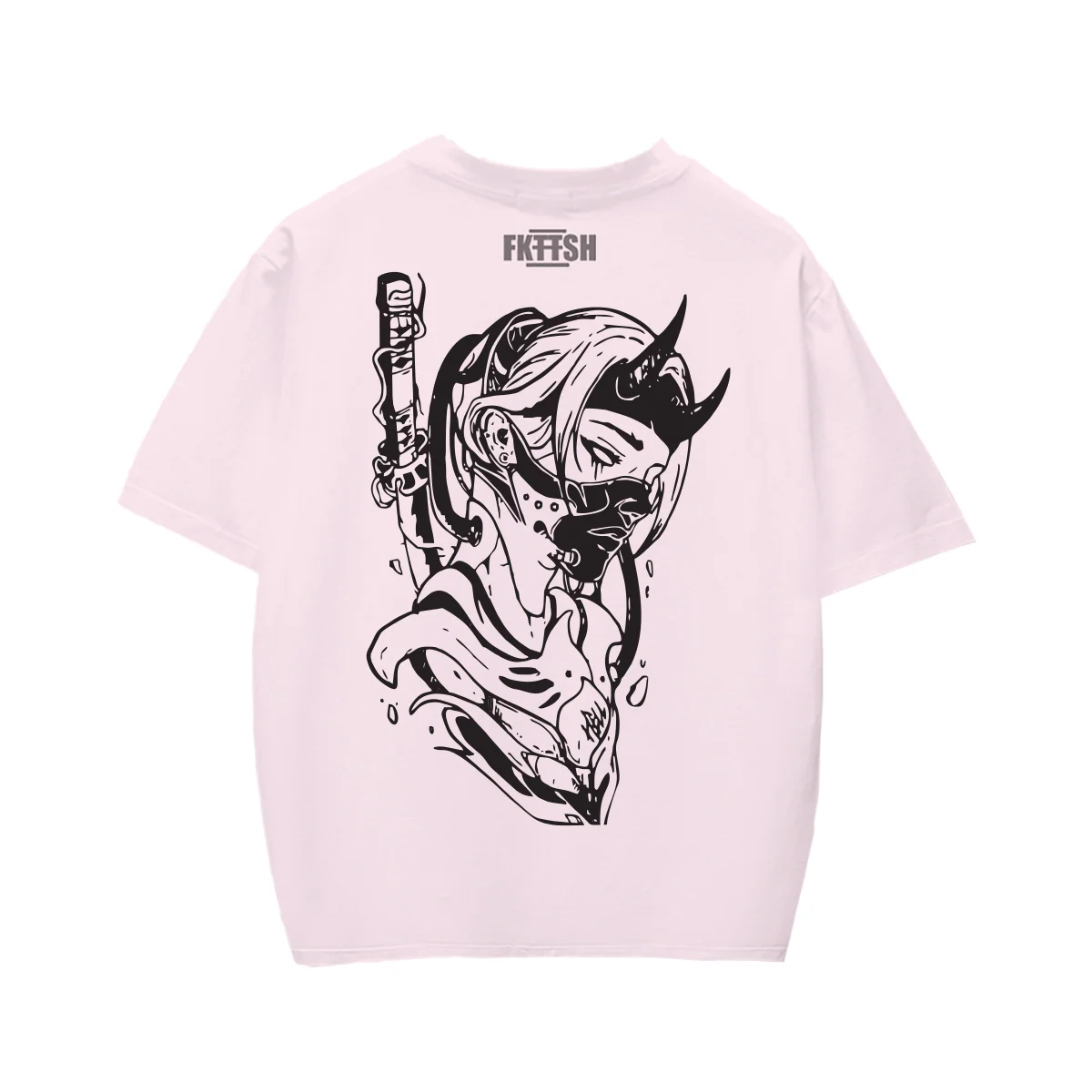 Playera Classic Oversize New Waifu Return - Imagen 9