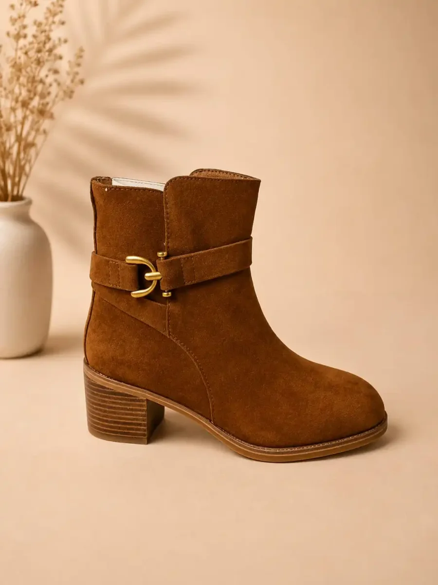 Botín Camel Corina de mujer M6830 - Imagen 3