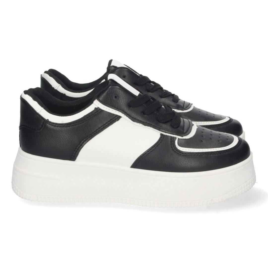 Zapatillas deportivas plataforma negras - Imagen 2