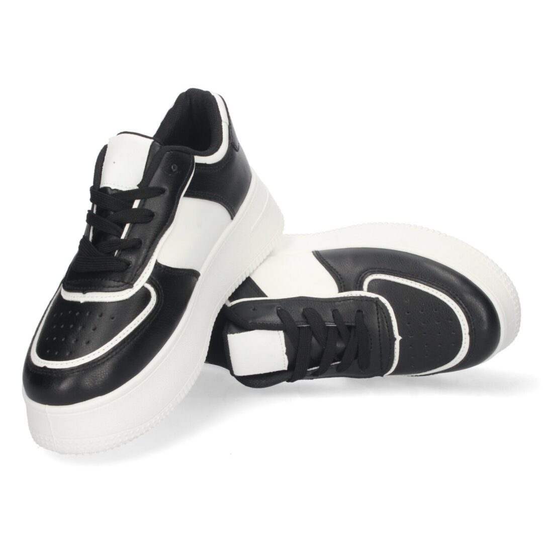 Zapatillas deportivas plataforma negras - Imagen 6