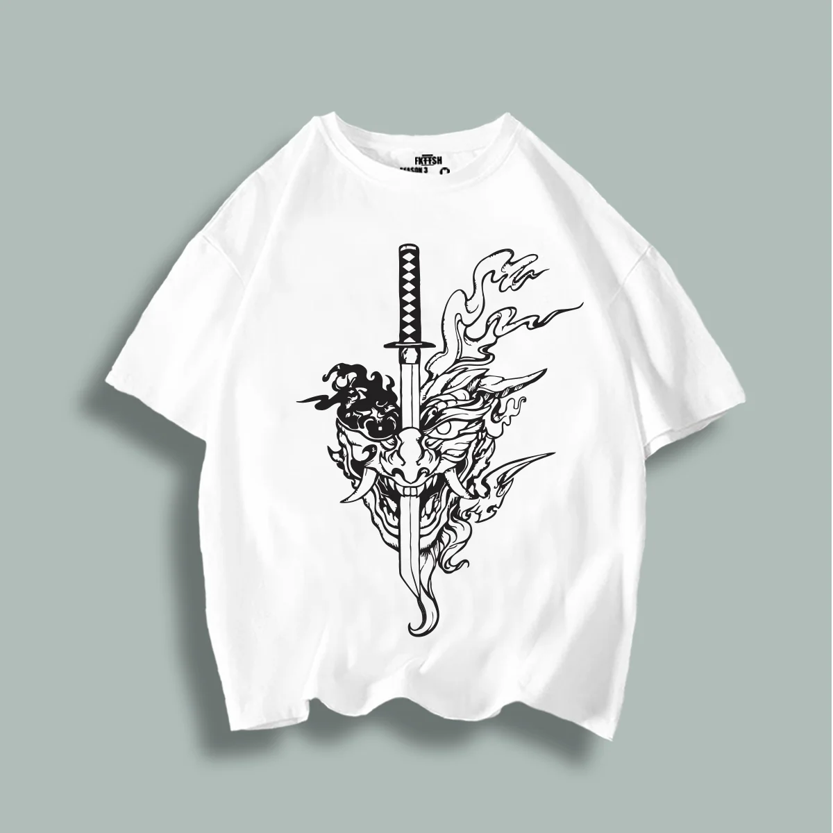 Playera Classic Mascara Katana - Imagen 3