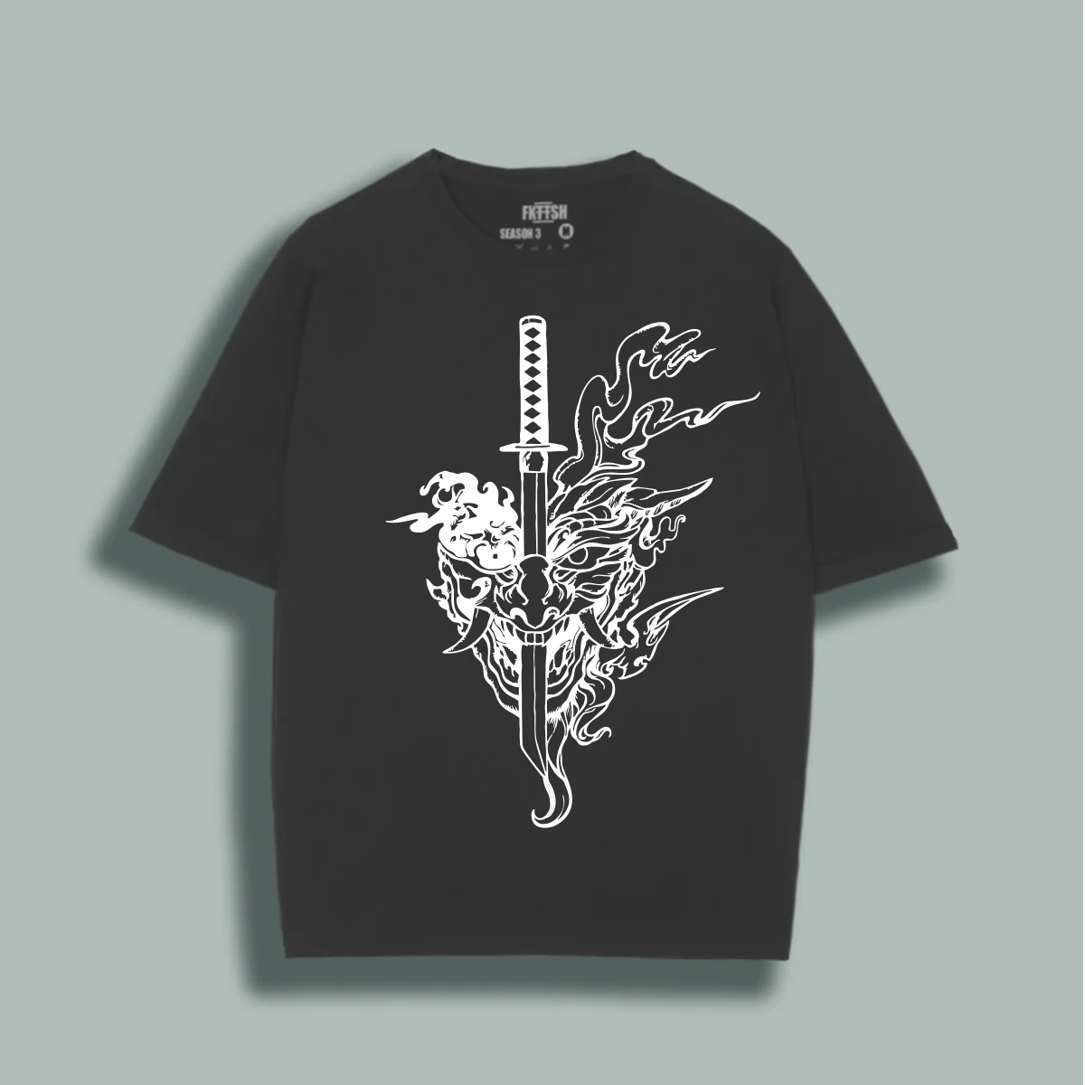 Playera Classic Mascara Katana - Imagen 4