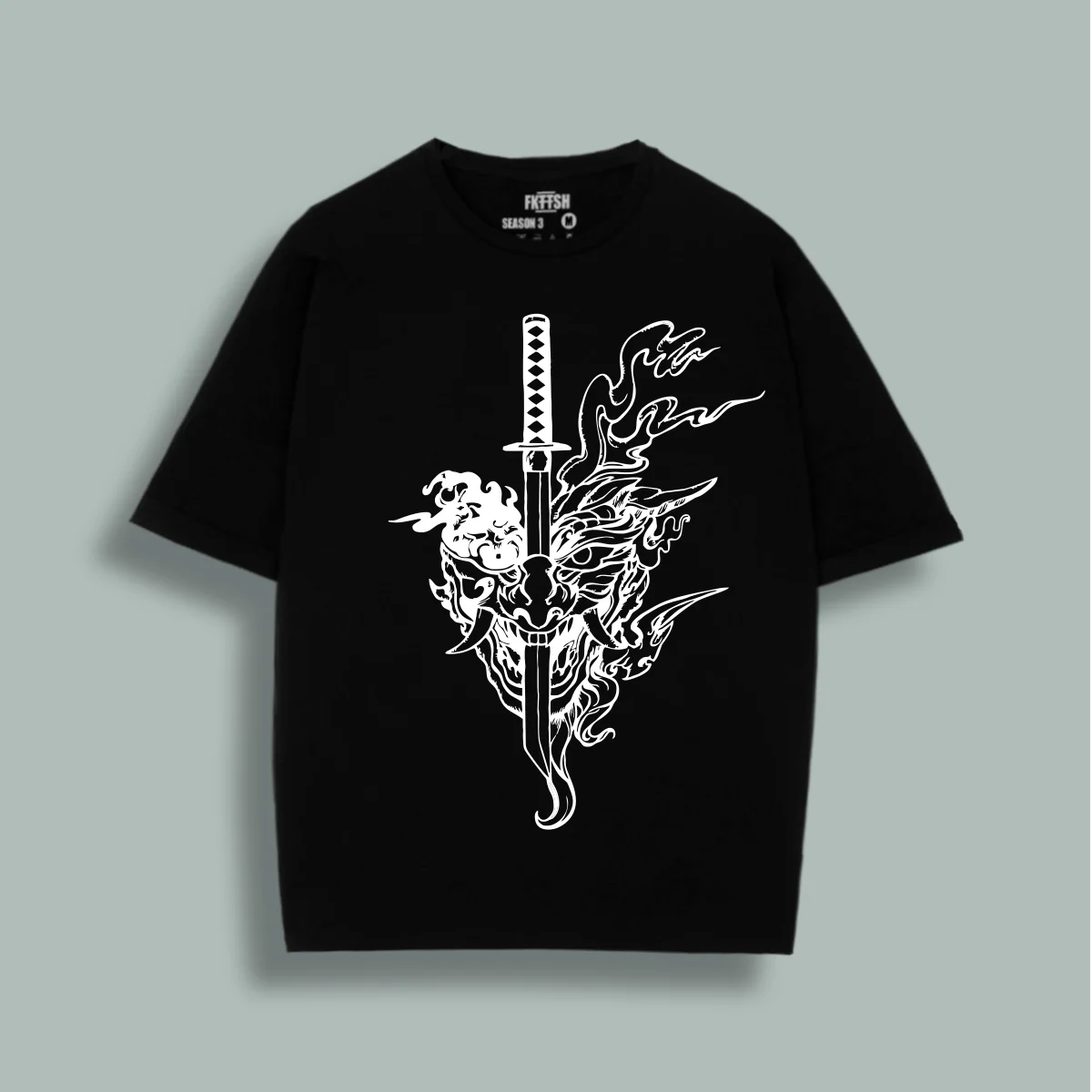 Playera Classic Mascara Katana - Imagen 2