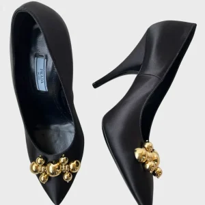 Prada zapatos de tacón stilettos satin Talla 38